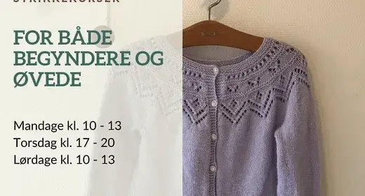 Strikkekurser for alle