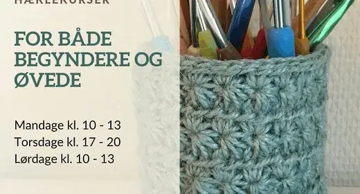 Hæklekurser for alle