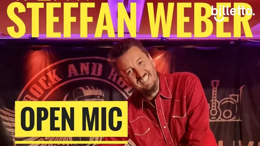 Open Mic Comedy på 28 Live i Roskilde (18+) - Steffan Weber er vært