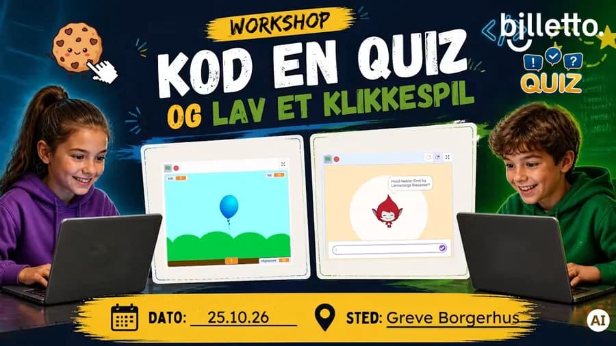 Bliv klogere på, hvordan en computer tænker. Lav din egen quiz og klikkespil.