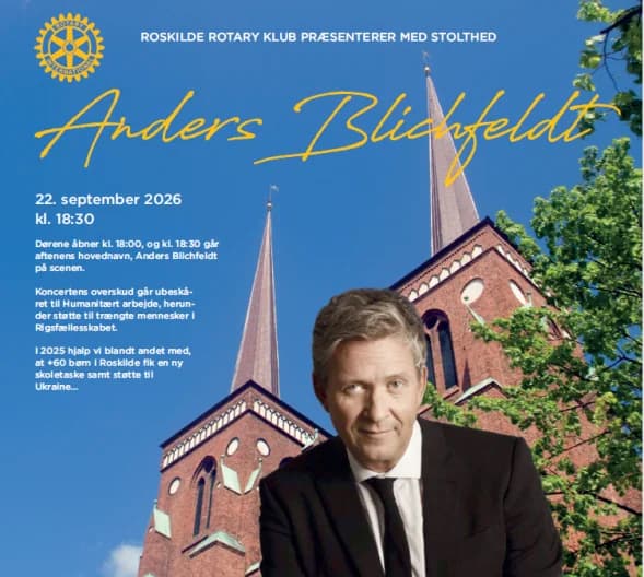 Velgørenhedskoncert med Anders Blichfeldt
