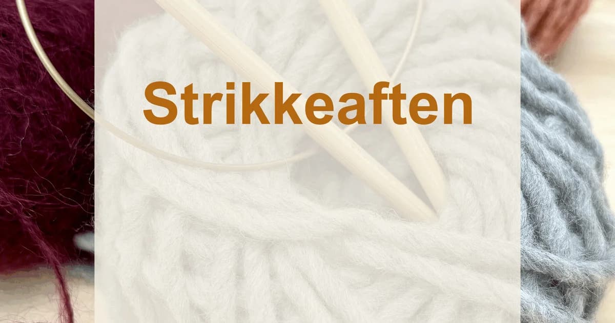 Strikkeaften