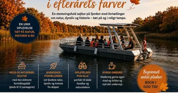 Roskilde Fjord i efterårets farver – sejltur