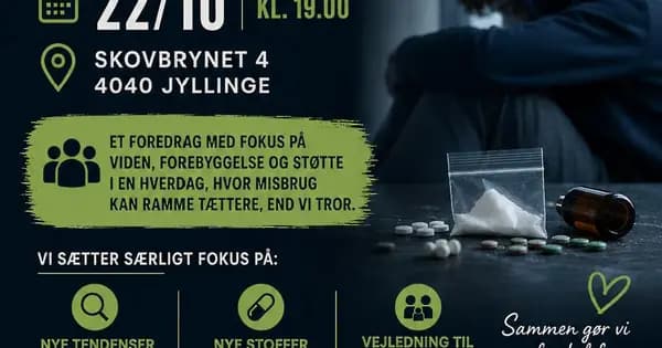 Gratis foredrag om børn og unges brug og misbrug af rusmidler