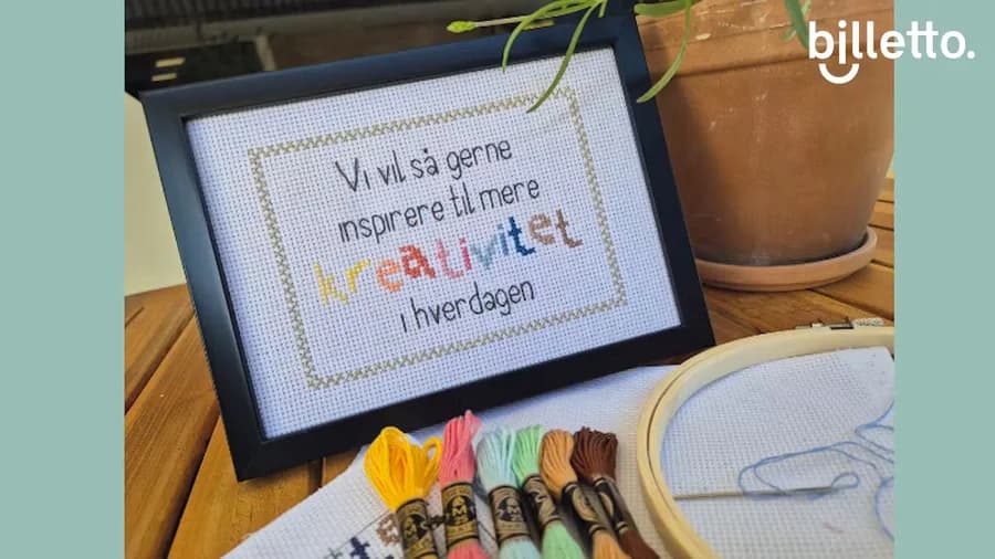 Korsstingsbroderi - Det gamle håndværk i moderne rammer
